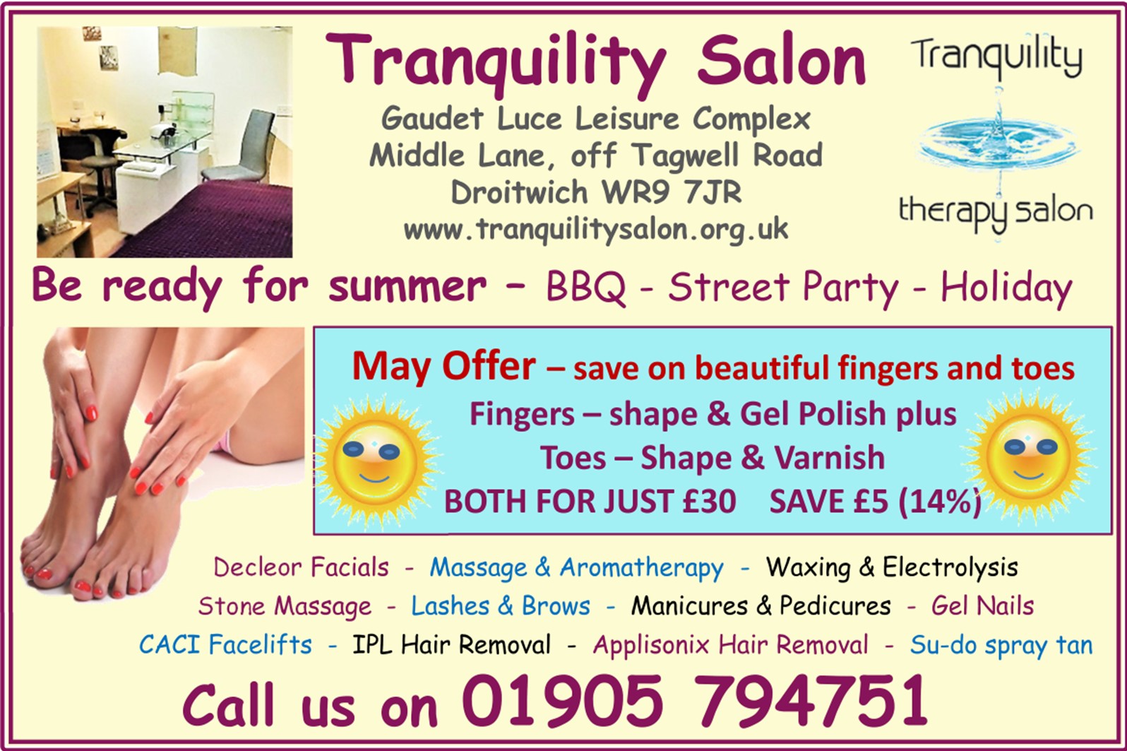 Tranquility Salon Droitwich