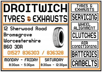 DROITWICH TYRES & EXHAUSTS Bromsgrove