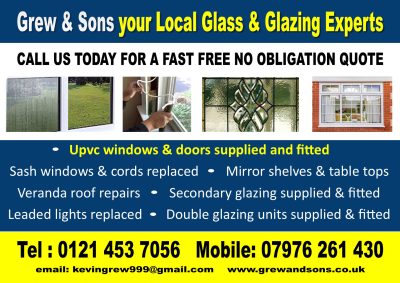 Grew & Sons Glass & Glazing