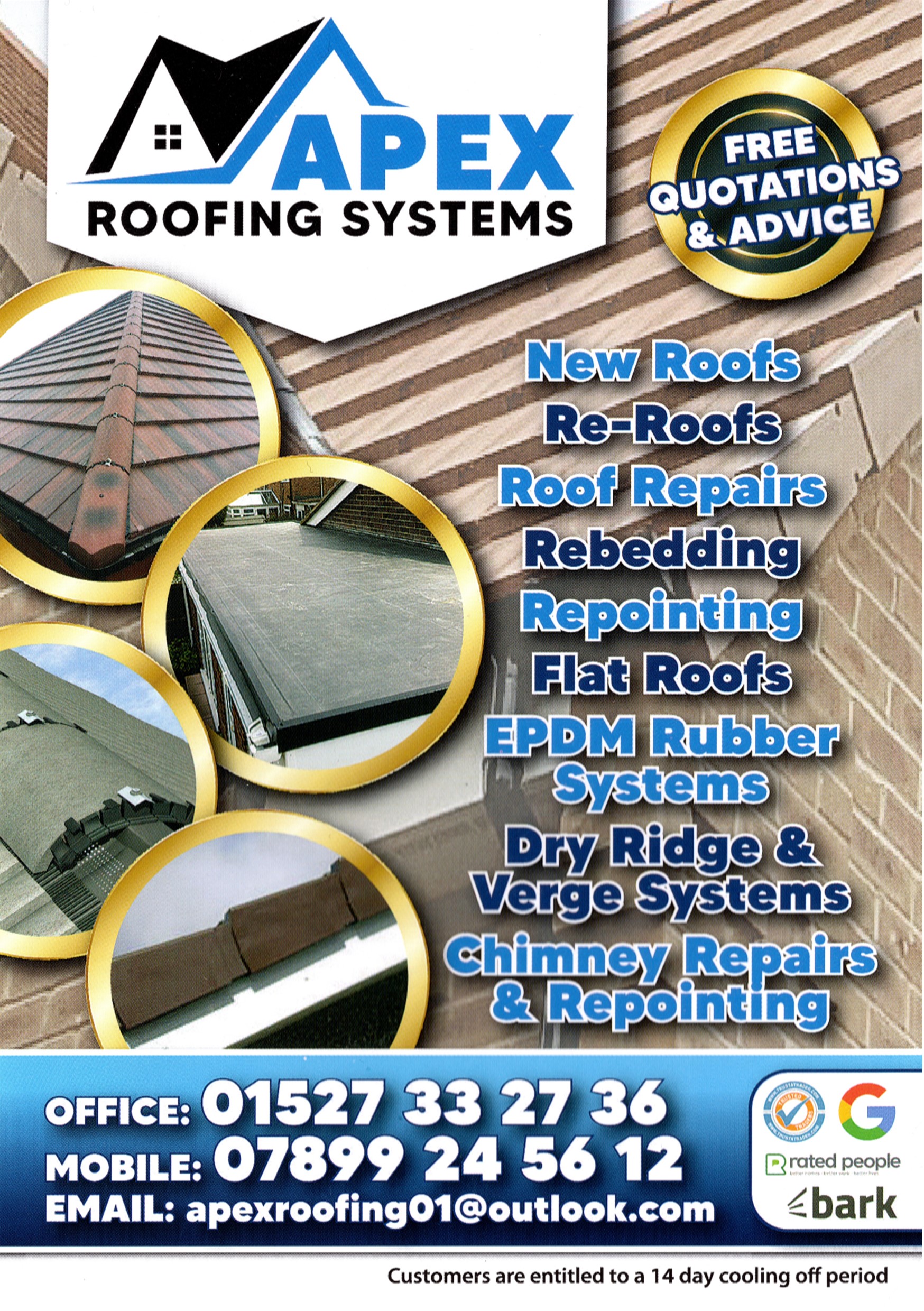 Apex Roofing Systems – Expert Roofers Serving Worcestershire & the Midlands